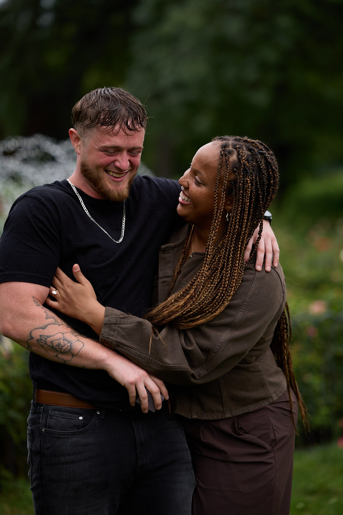 Park of Roses Fountain Proposal | Columbus Ohio Photographer