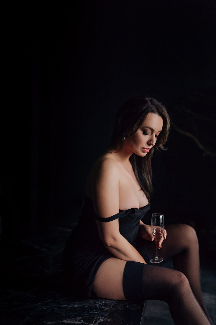 Ania. Sensualna w studio. Fotograf w Krakowie i Europie