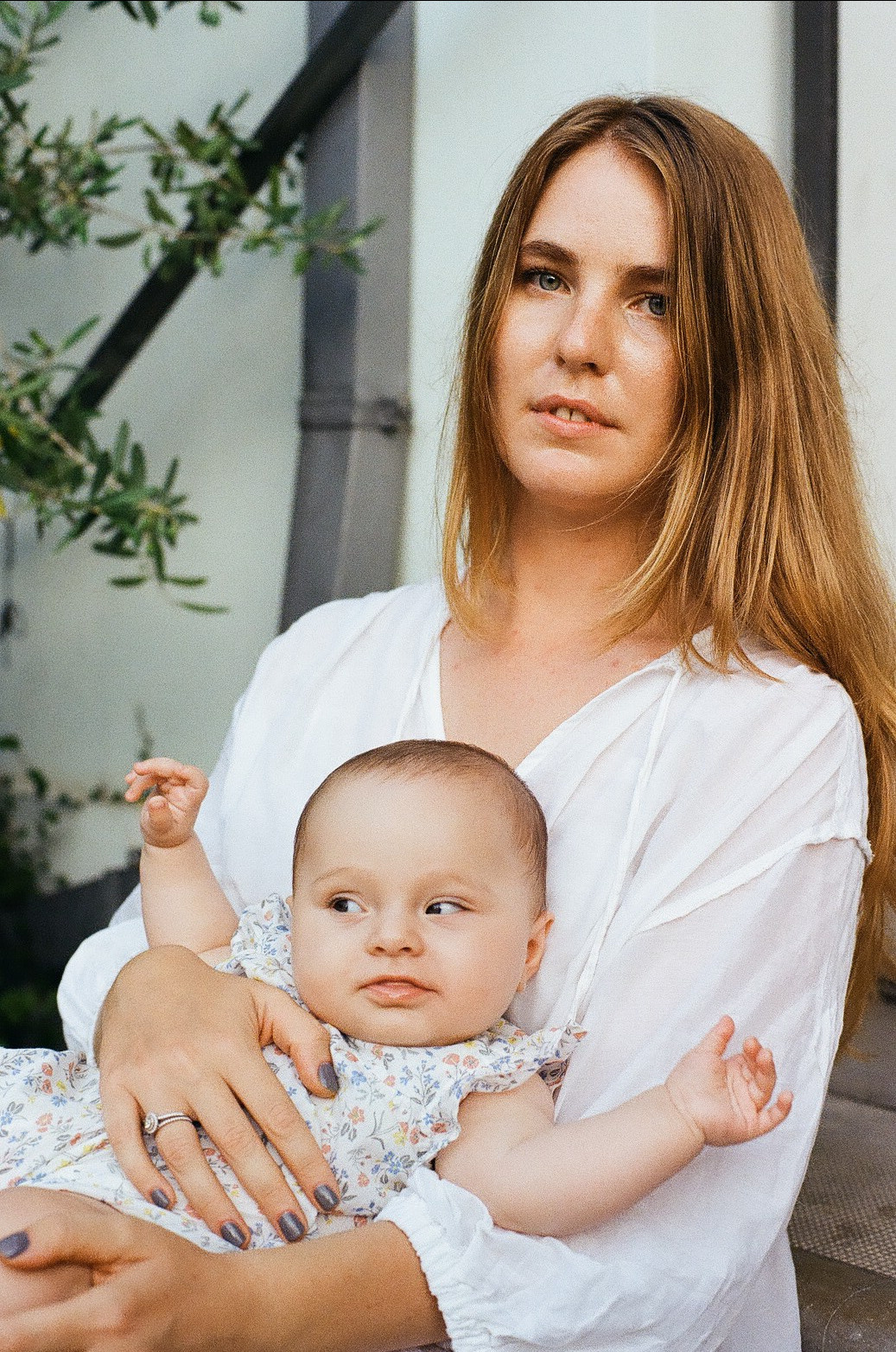 Margo and family. Film photographer