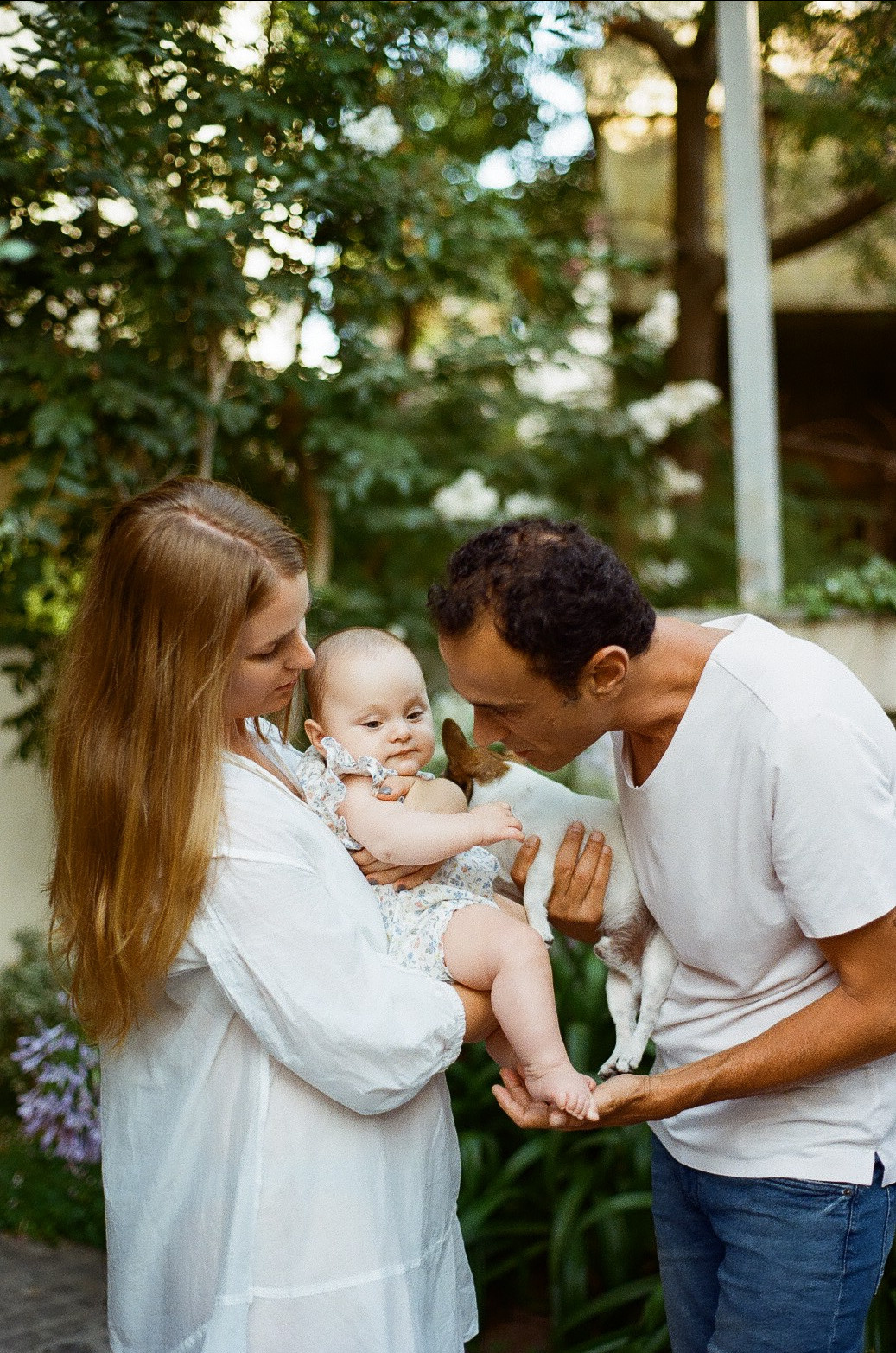 Margo and family. Film photographer