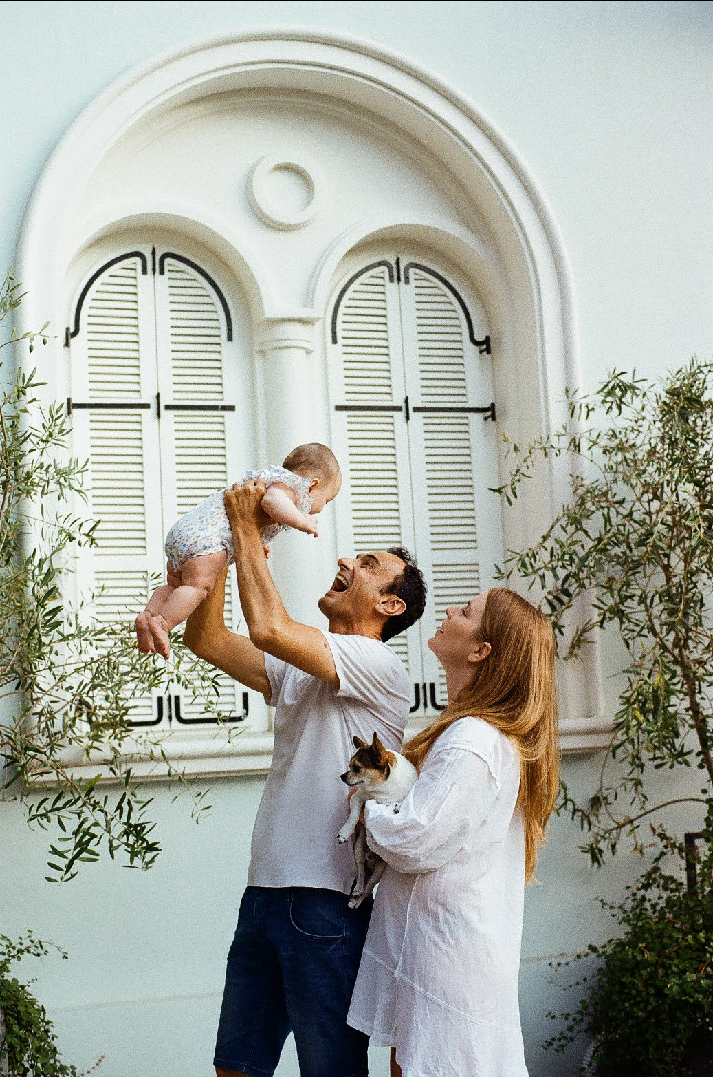 Margo and family. Film photographer
