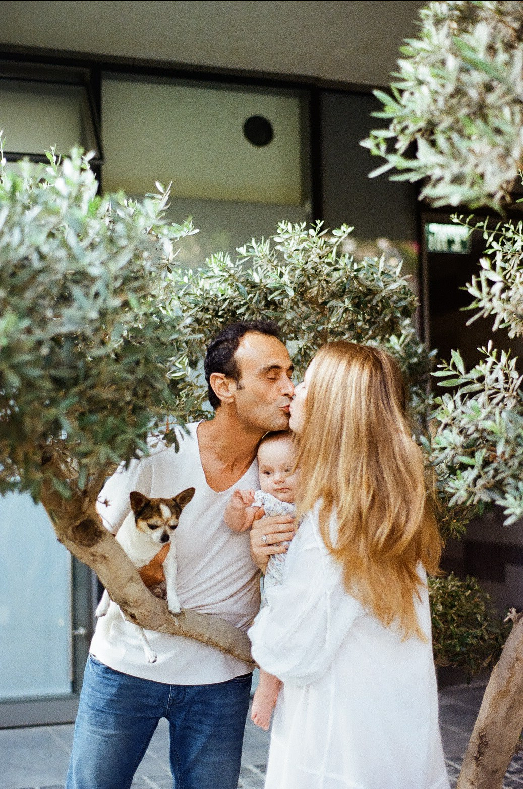 Margo and family. Film photographer