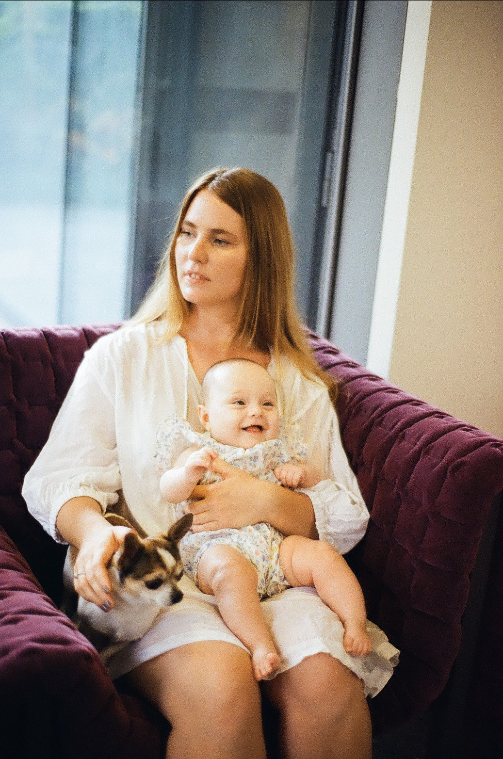 Margo and family. Film photographer