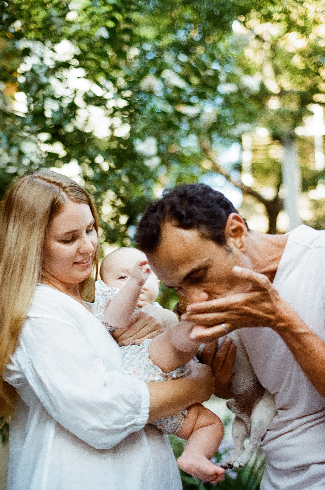 Margo and family. Film photographer