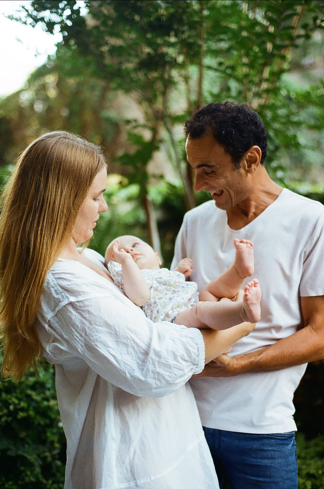 Margo and family. Film photographer