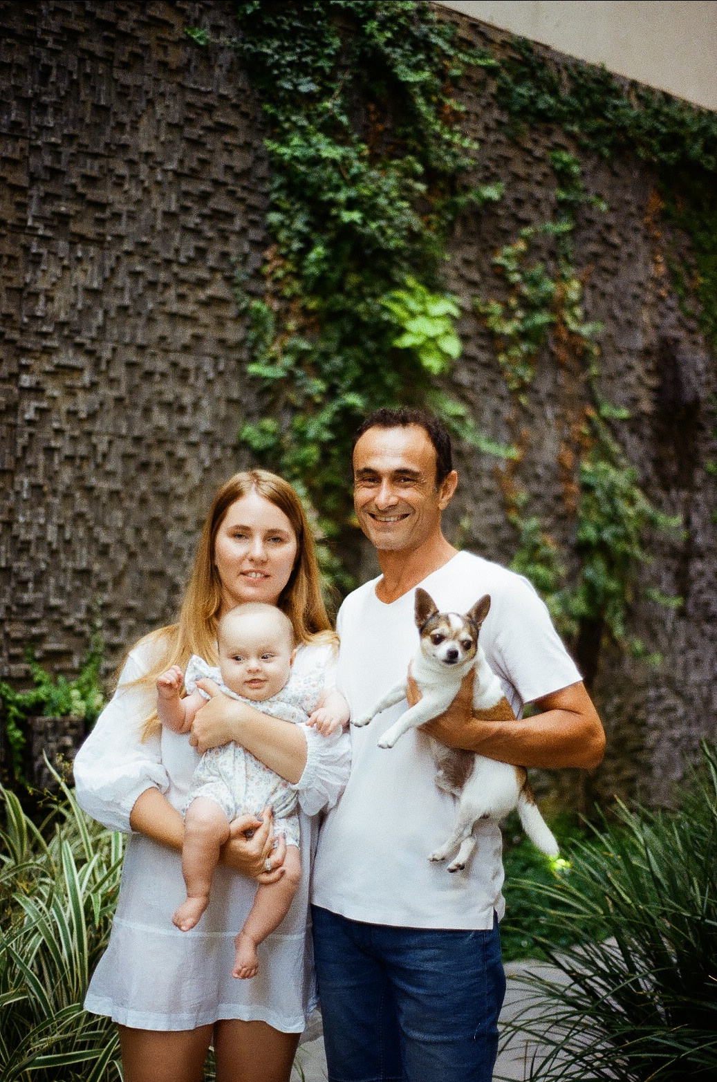 Margo and family. Film photographer