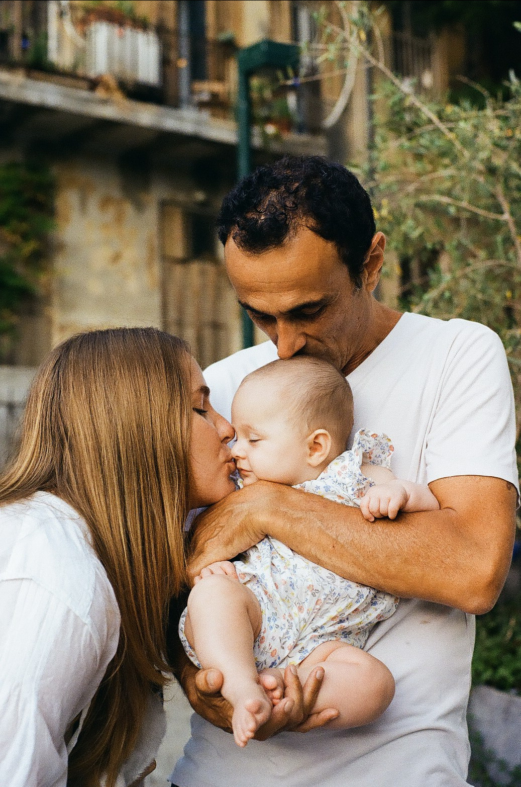 Margo and family. Film photographer