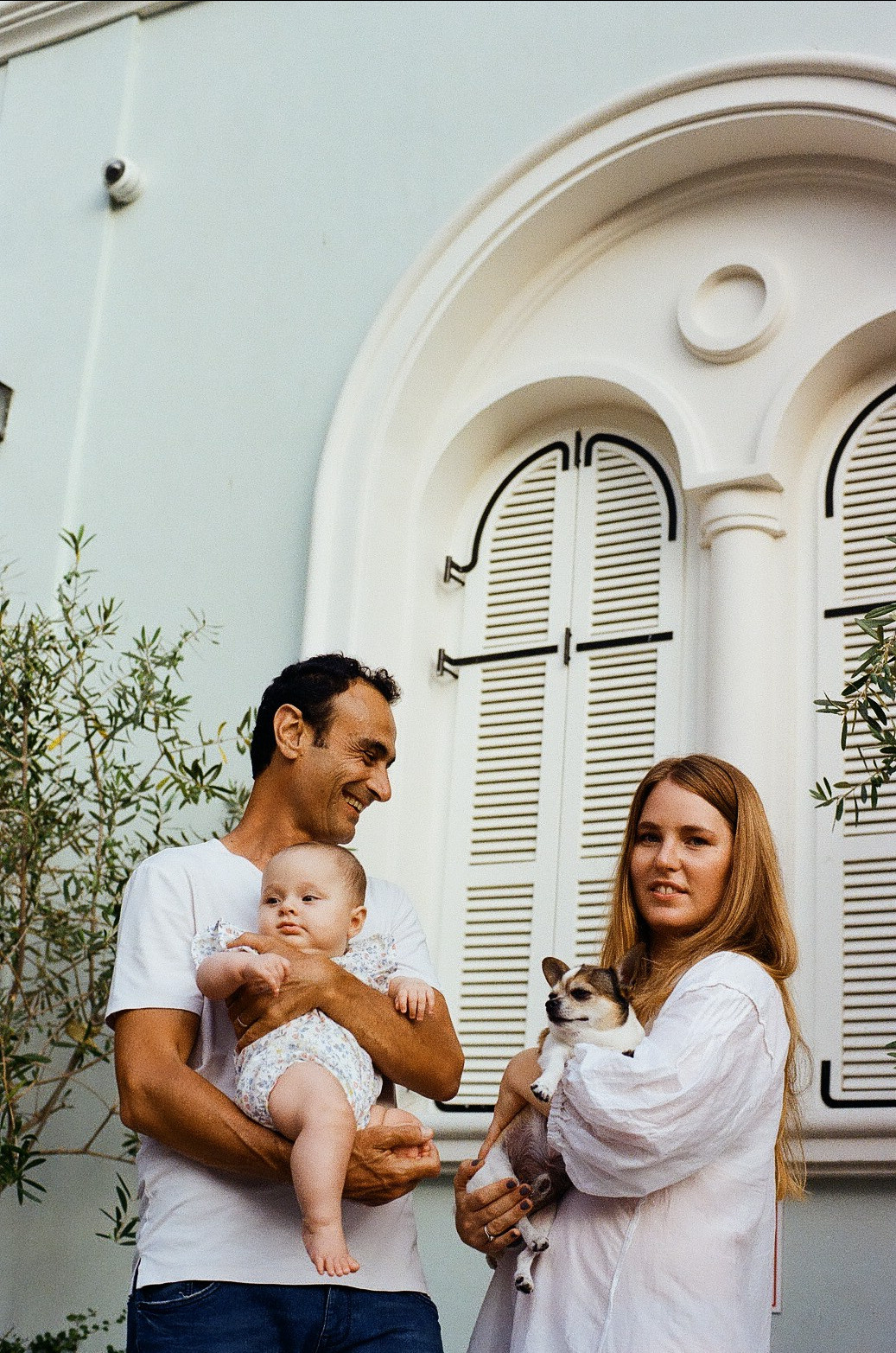 Margo and family. Film photographer