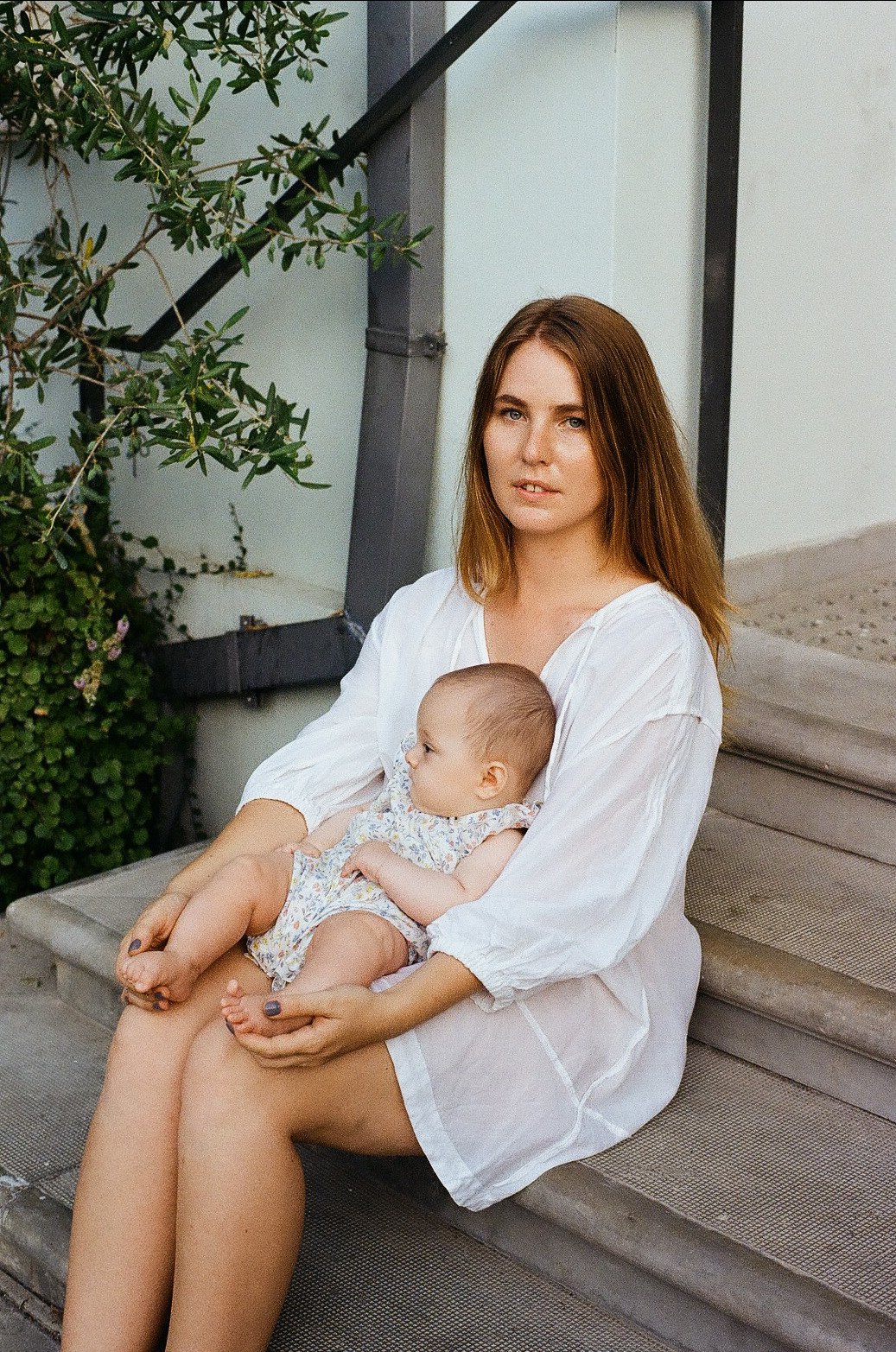 Margo and family. Film photographer
