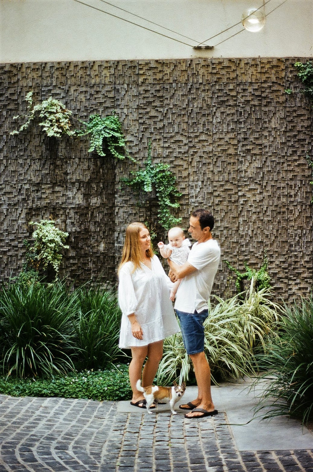 Margo and family. Film photographer