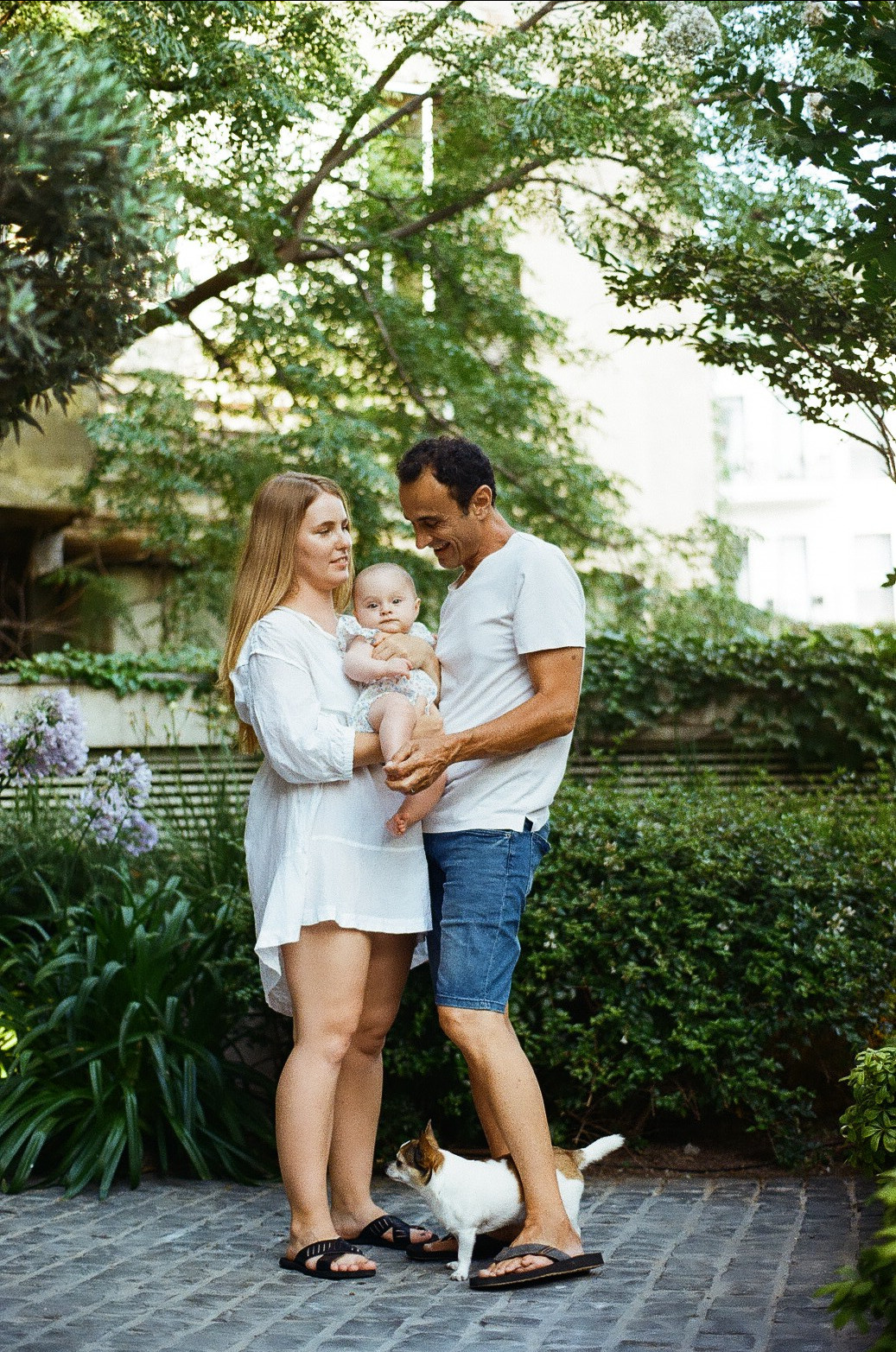 Margo and family. Film photographer