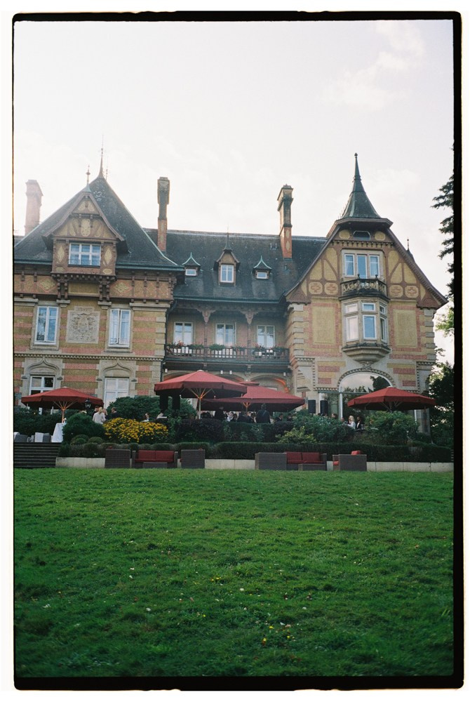 Villa Rothschild exterior during Germany destination wedding reception