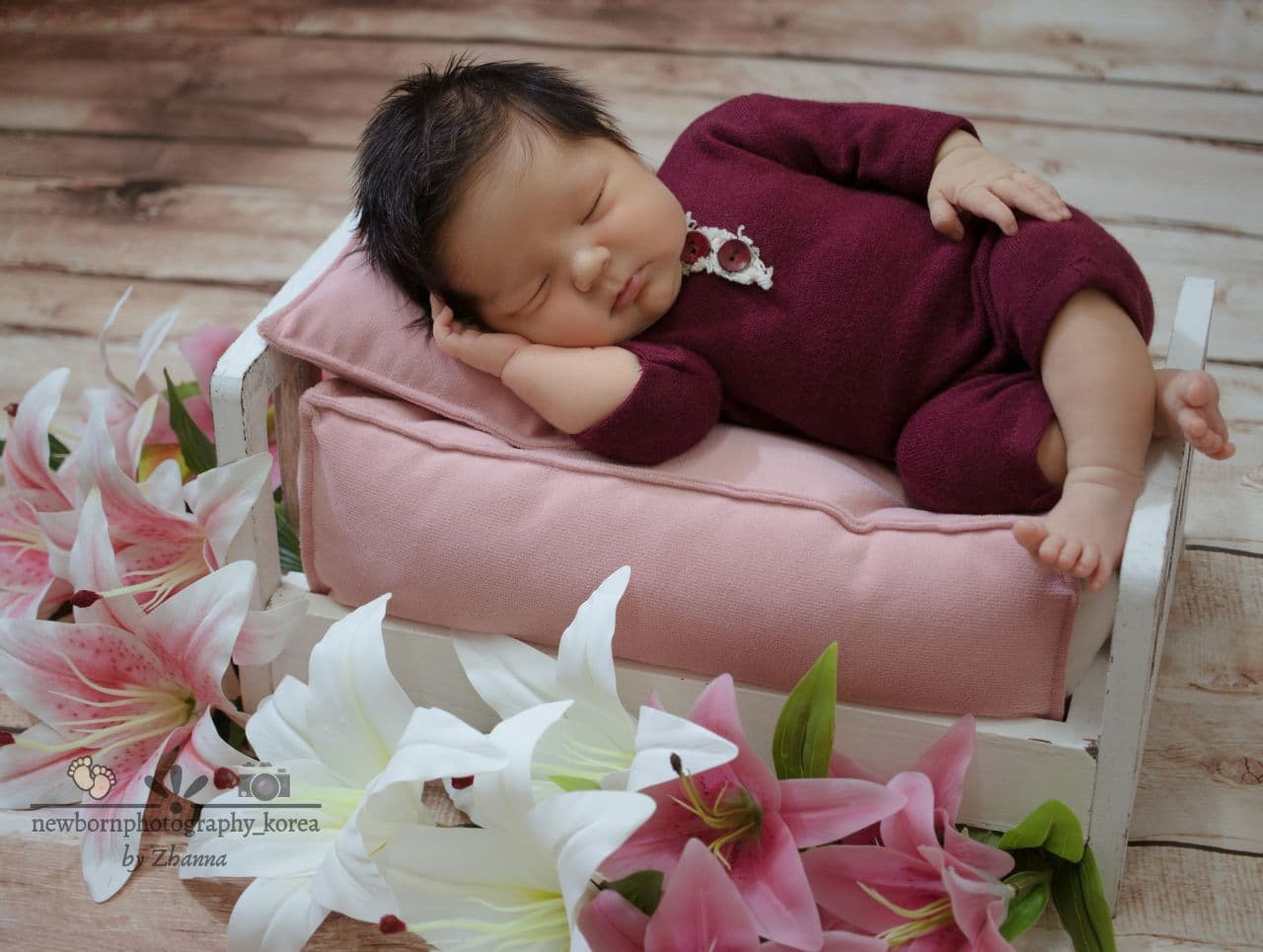 Девочки. Фотограф беременности, ньюборн и годовасиков в Корее Жанна Хан