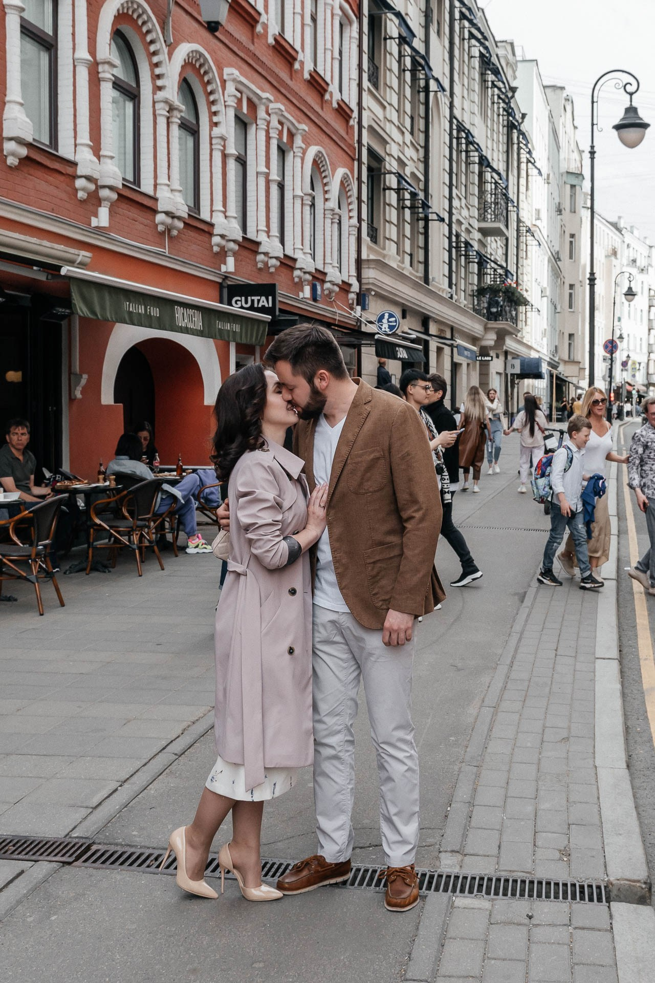 Toronto engagement photographer artistic silhouette Ksenia and Artem.