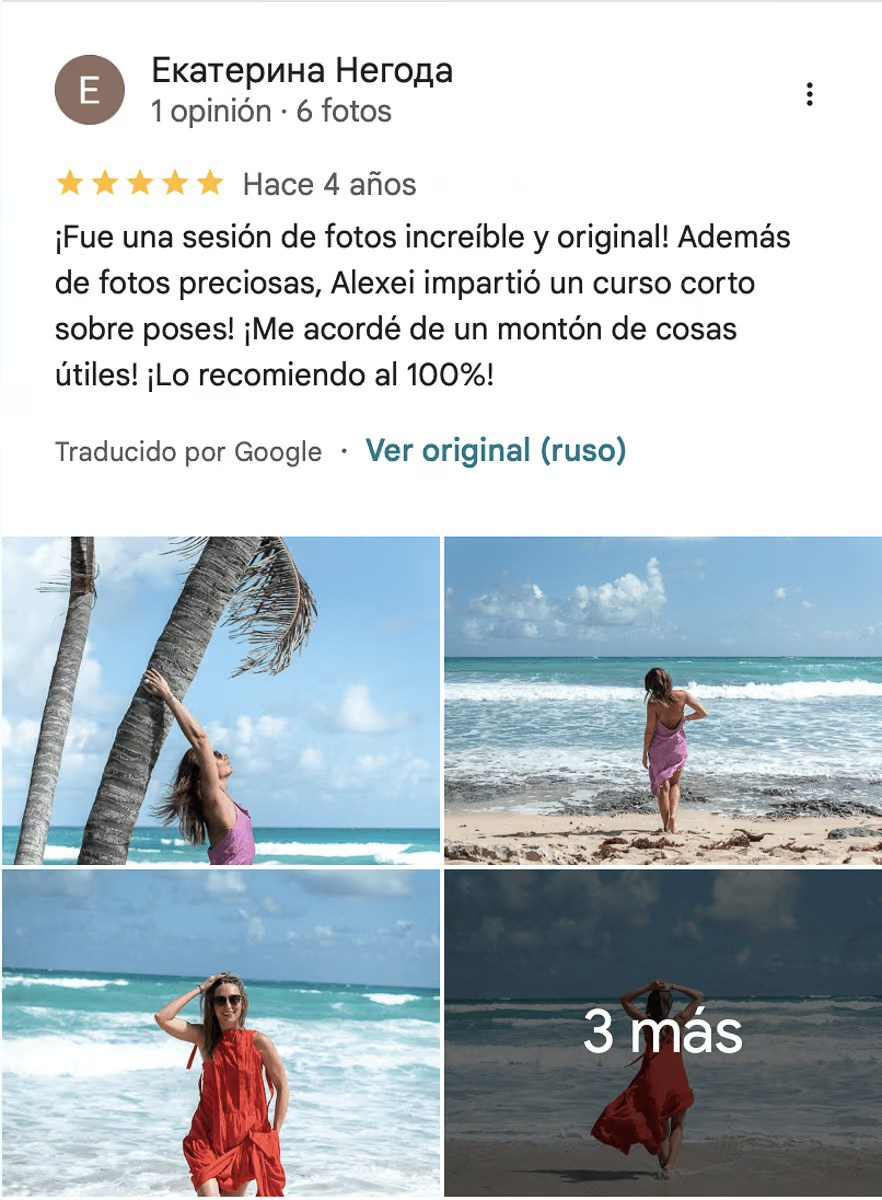 Vacation photography experience in Punta Cana