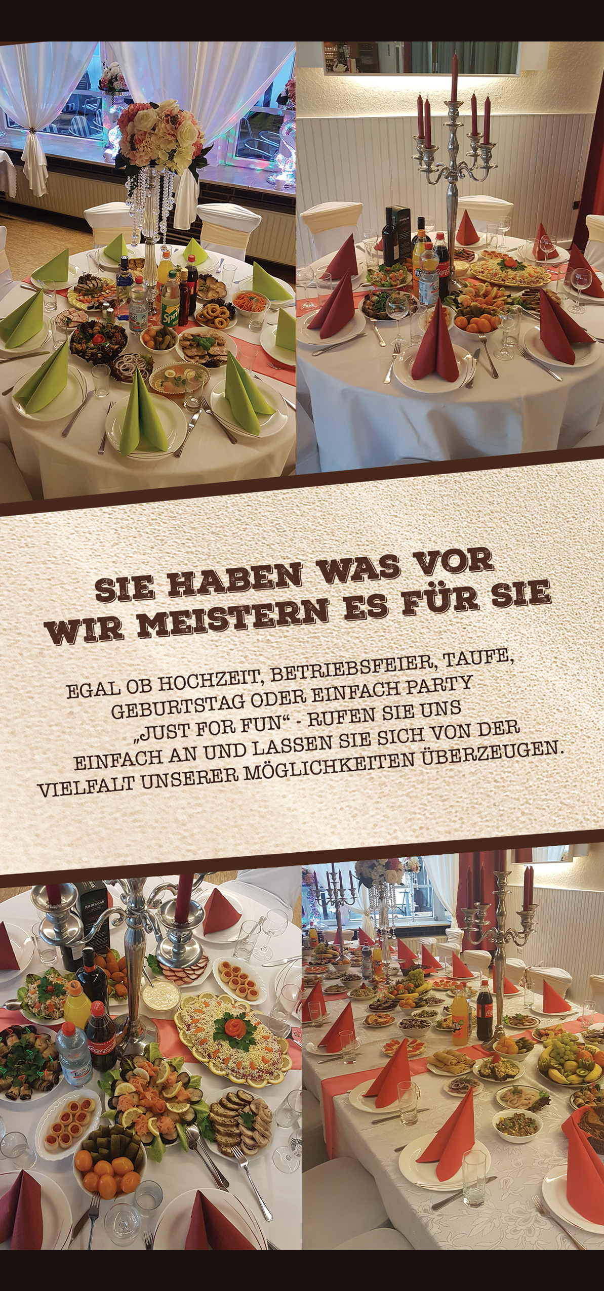 Меню. Рекламное агентство в Германии