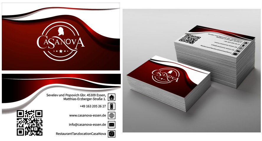 Визитки. Рекламное агентство в Германии