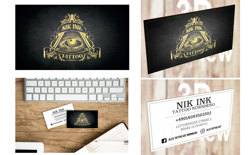 Визитки. Рекламное агентство в Германии