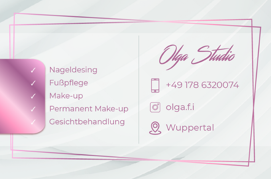 Визитки. Рекламное агентство в Германии