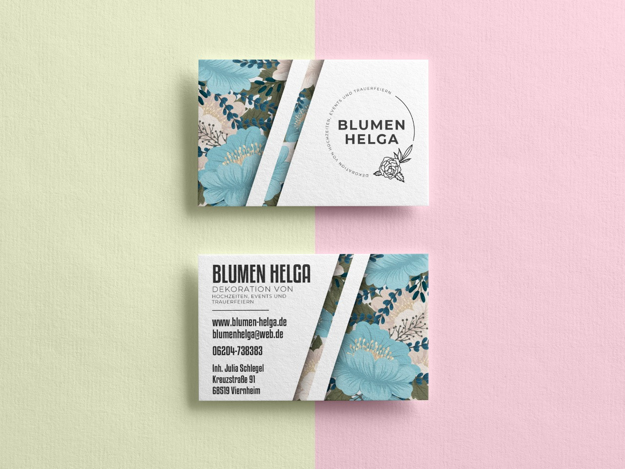 Визитки. Рекламное агентство в Германии