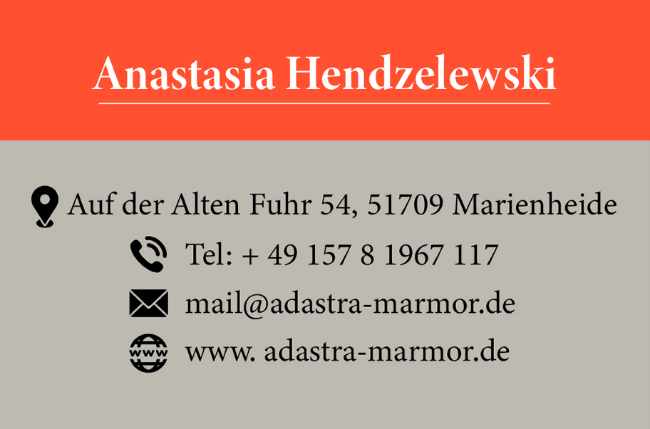 Визитки. Рекламное агентство в Германии