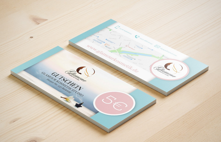 Подарочные сертификаты. Рекламное агентство в Германии