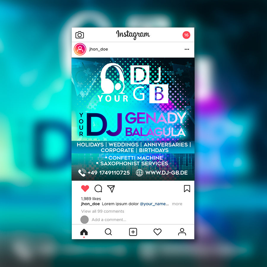 Instagram. Рекламное агентство в Германии