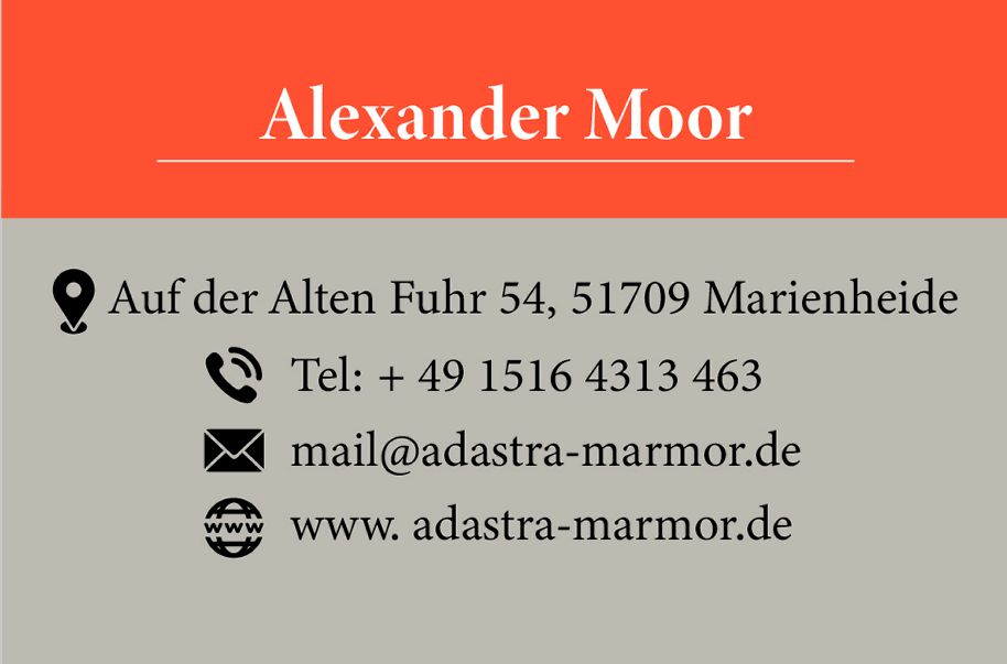 Визитки. Рекламное агентство в Германии