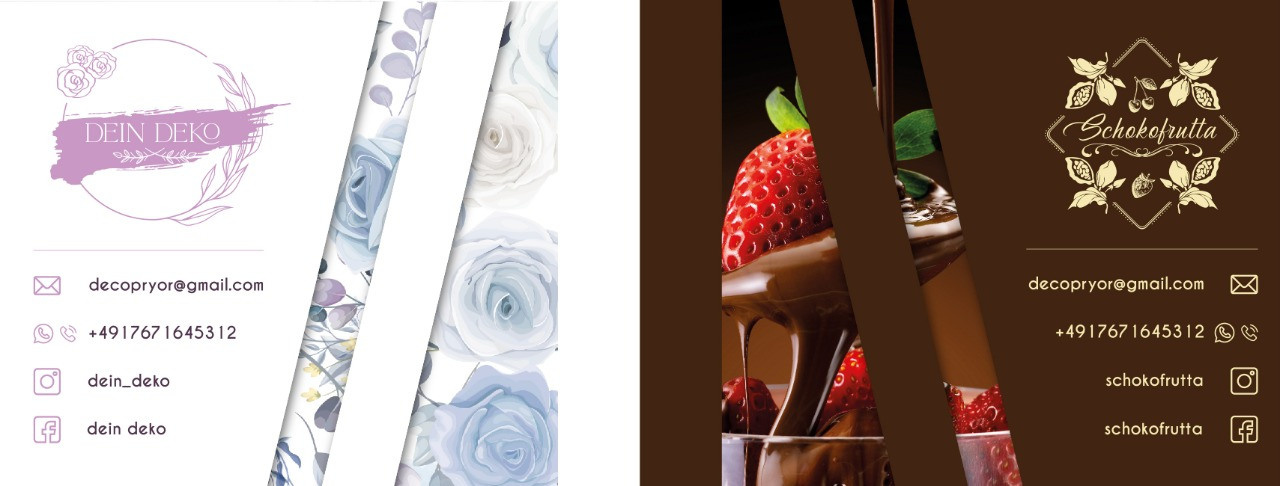 Визитки. Рекламное агентство в Германии