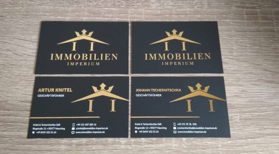 Визитки. Рекламное агентство в Германии