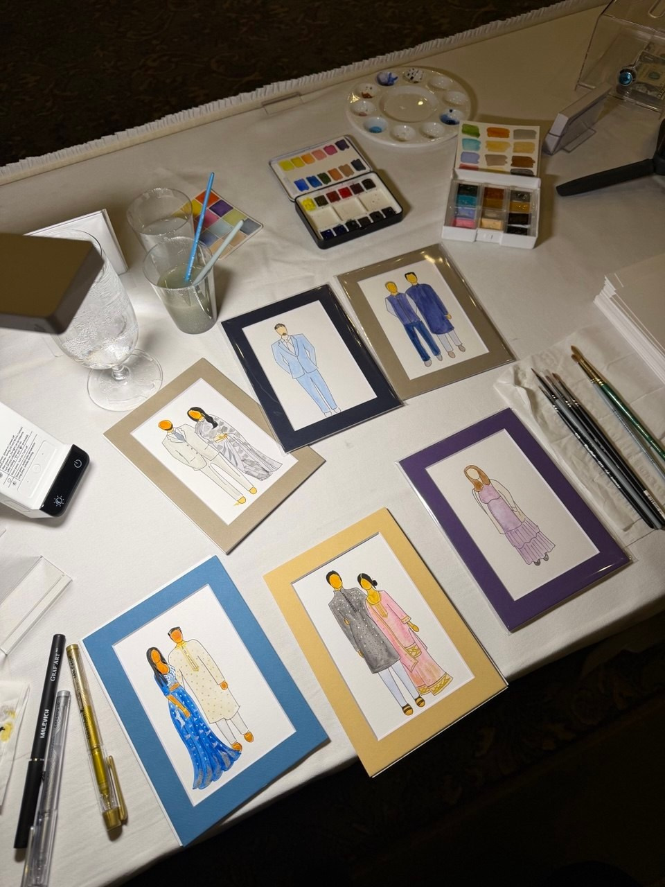 Live Wedding & Event Painter New York