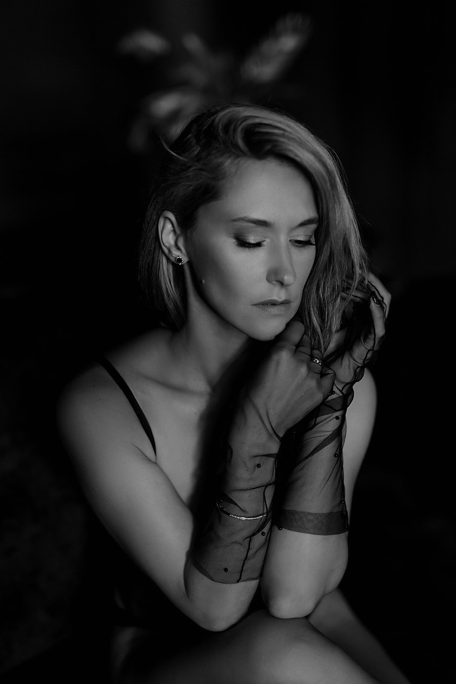 Natasza. Sensualna w studio. Fotograf w Krakowie i Europie