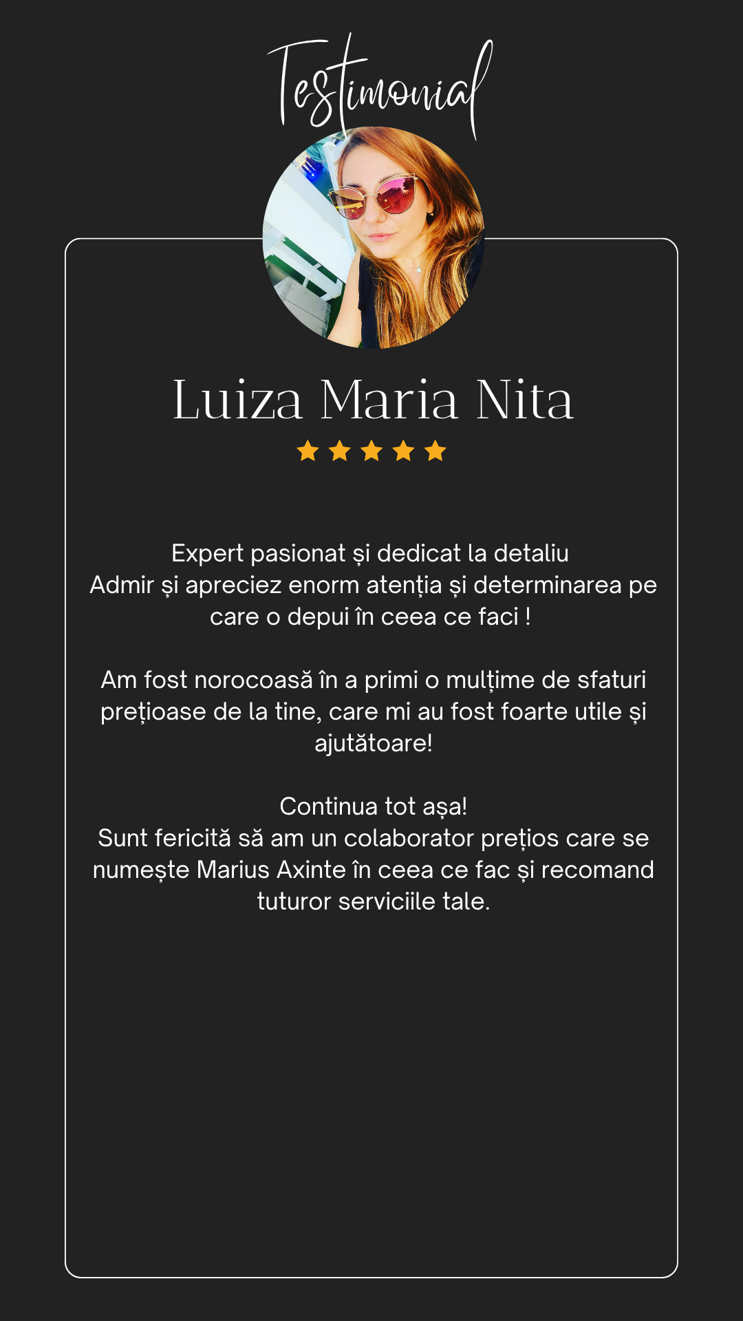 Consultanță Online De Editare. Axinte Films