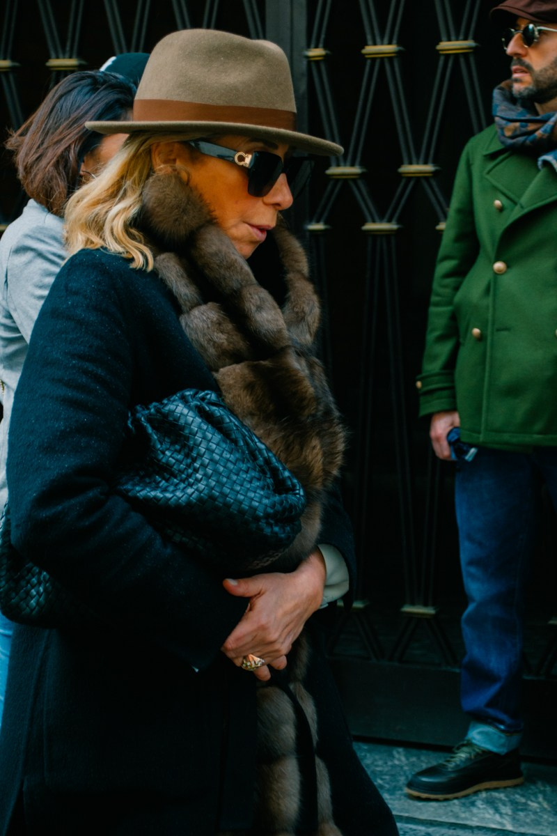 Street style in Milan. Milano Fashion Week