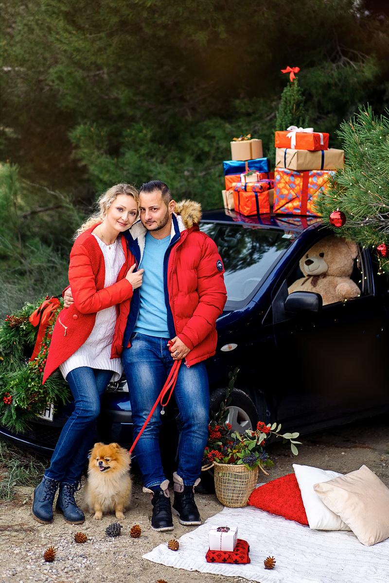 Новогодние фотосессии на пляже в Испании. Фотограф и визажист Анастасия Гусарова