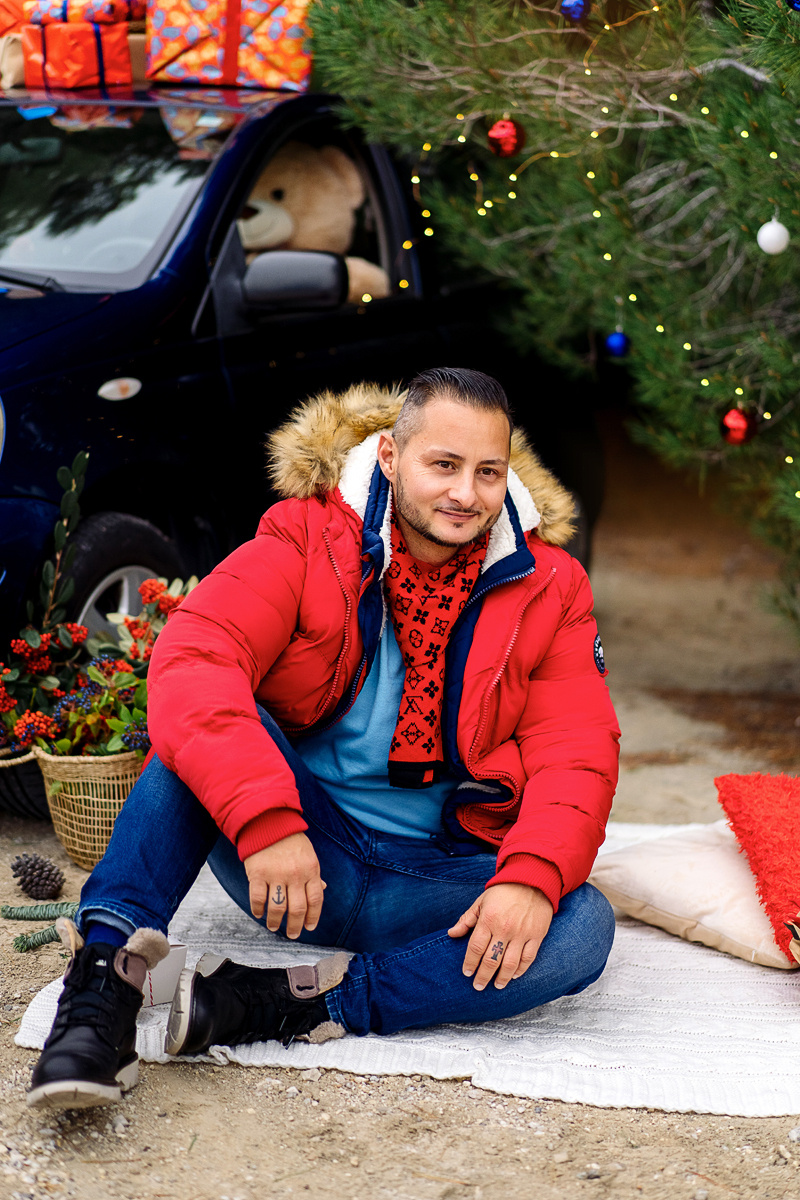Новогодние фотосессии на пляже в Испании. Фотограф и визажист Анастасия Гусарова