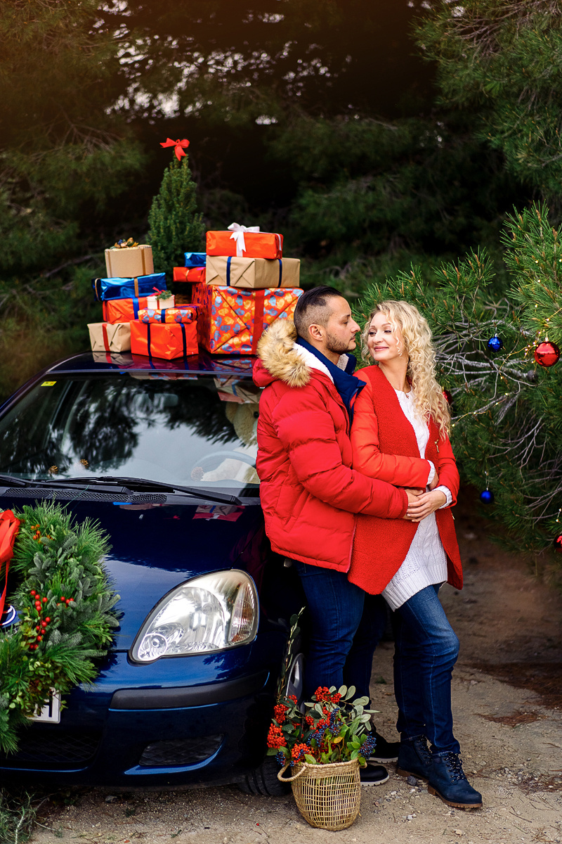 Новогодние фотосессии на пляже в Испании. Фотограф и визажист Анастасия Гусарова