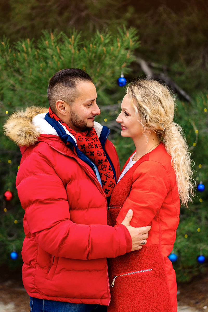 Новогодние фотосессии на пляже в Испании. Фотограф и визажист Анастасия Гусарова