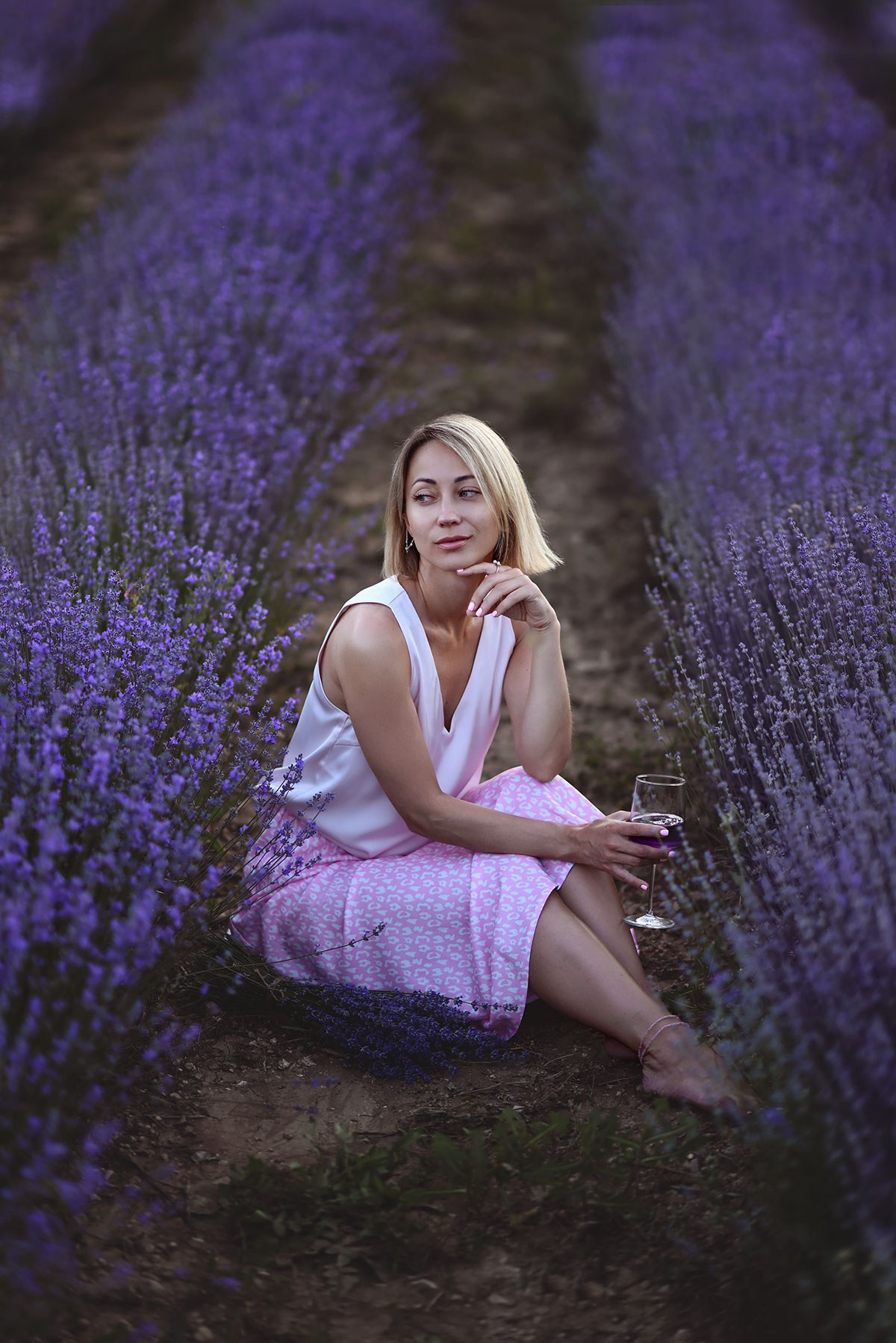 Лавандовое поле в Анталии. Фотограф Анталия, Кемер, Белек, Сиде Дарья Кая