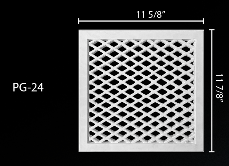 Grille. Plaster molding