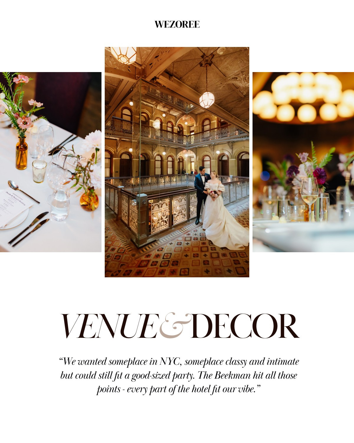 Phoebe and Daniel, The Beekman, Manhattan. Wedding Photo & Video