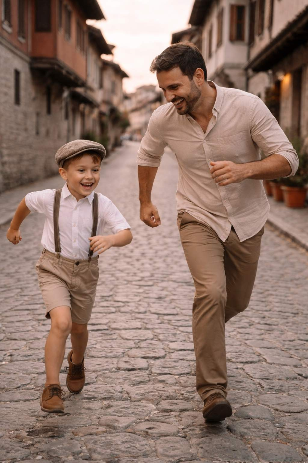 Outdoor family photoshoot in Plovdiv with natural emotions