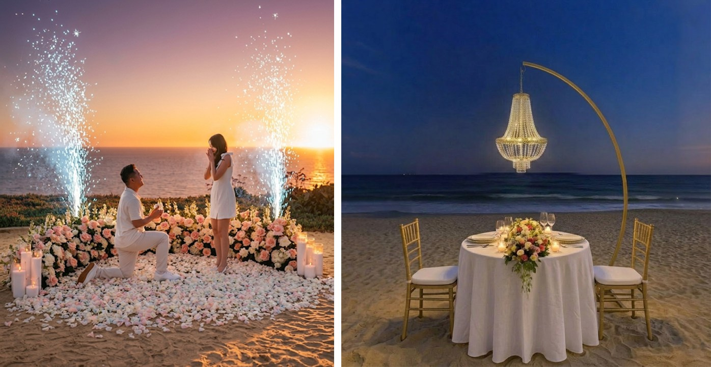 Beach Packages. Romantic proposal on Koh Samui, Thailand