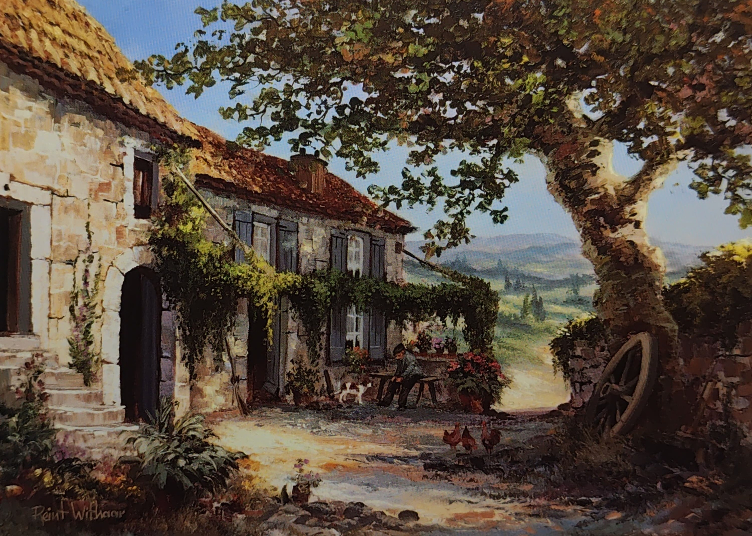 Reint Withaar — художник удивительных пейзажей. Фотограф, любитель винтажа, коллекционер винтажных открыток и создатель историй на пересечении прошлого и личного. Ирина Дайнакова