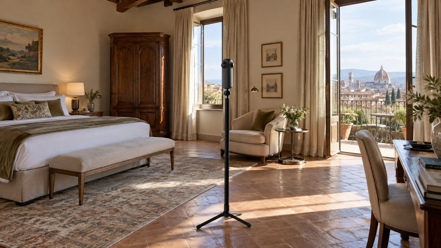 Ripresa panoramica per virtual tour 360° di hotel
