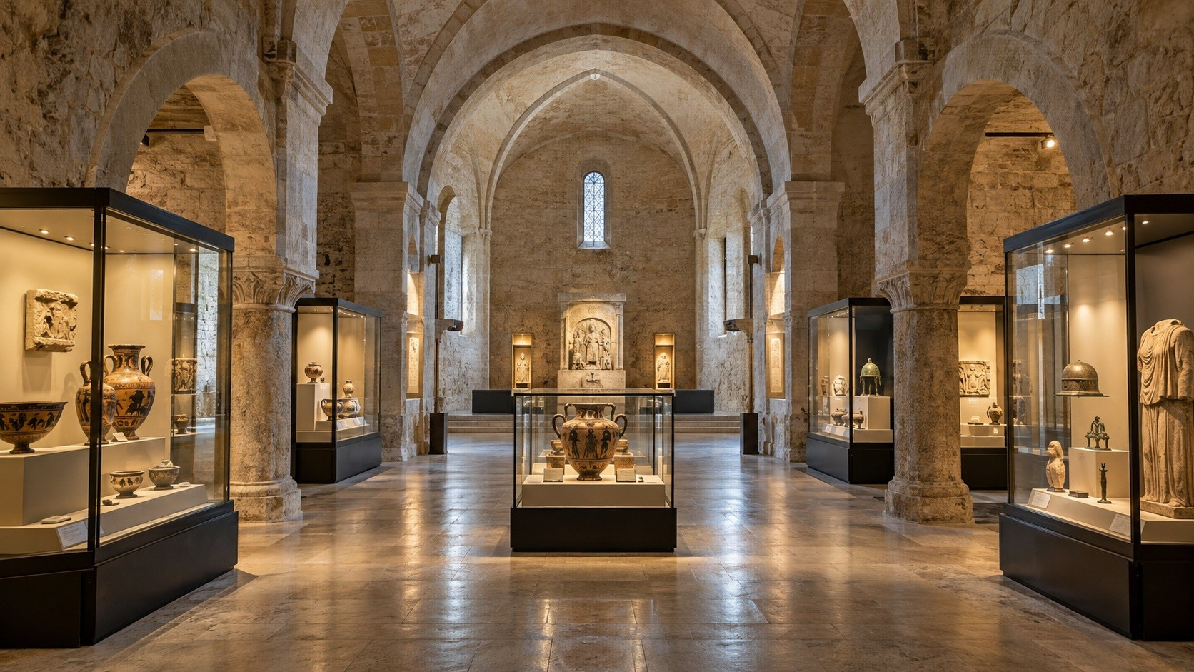 Sala museale per visita virtuale culturale 360°