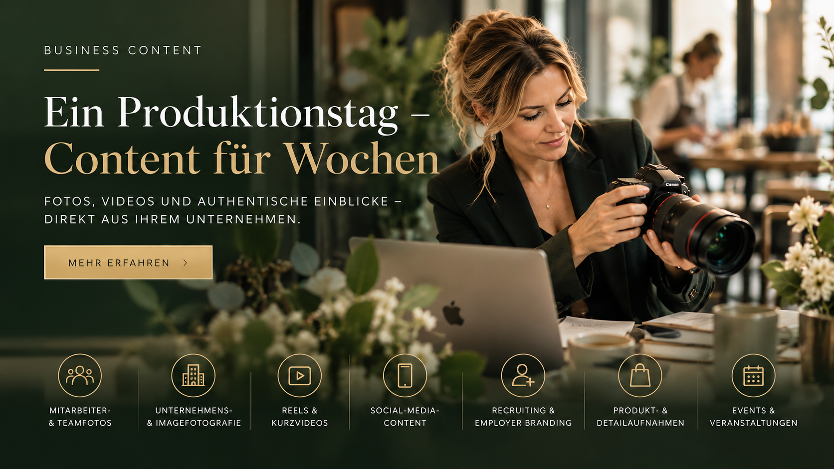 Business Content. Schott Fotografie – Foto- & Videocontent für Unternehmen, Kitas, Schulen & Hochzeiten | Natalie Schott