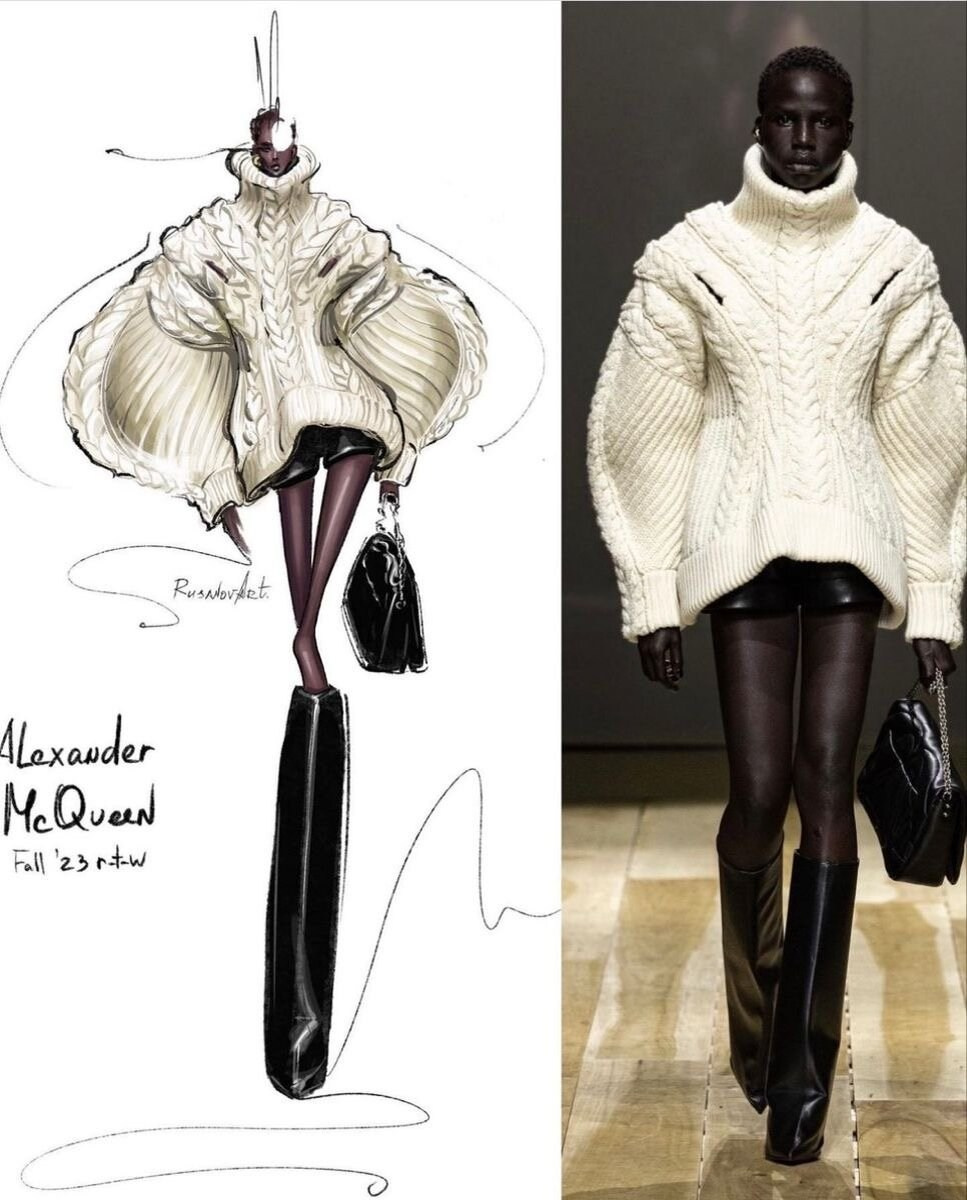 Fashion иллюстрация для начинающих