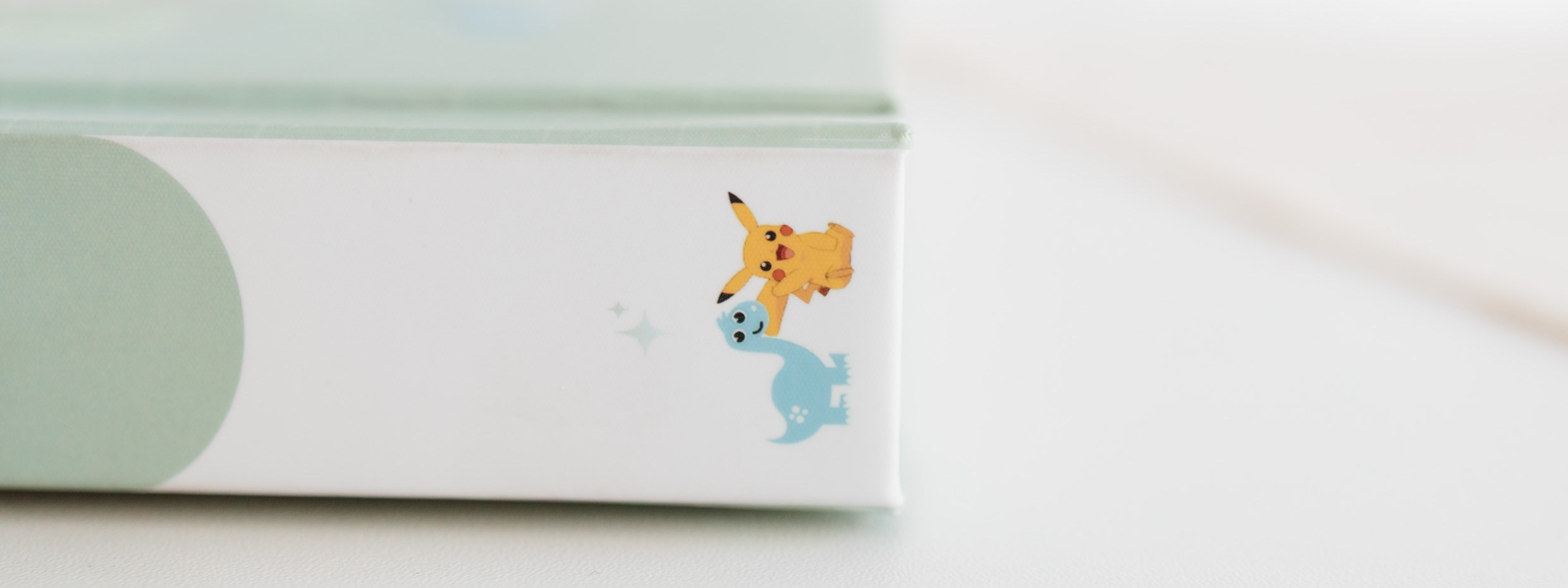 Detalhe da lombada de álbum diagramado personalizado