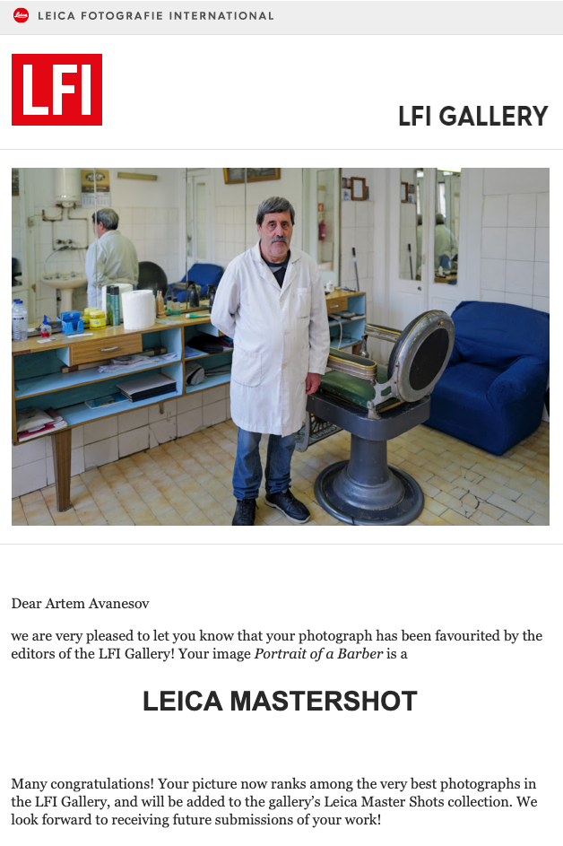 Leica Fotografie International. Artem Avanesov. Visual Content Creator